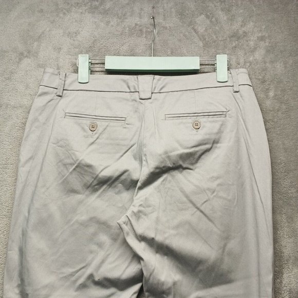 NEWYORK & COMPANY Women Office Pants Straight Leg Mid Rise Gray Size 8 - Picture 10 of 12